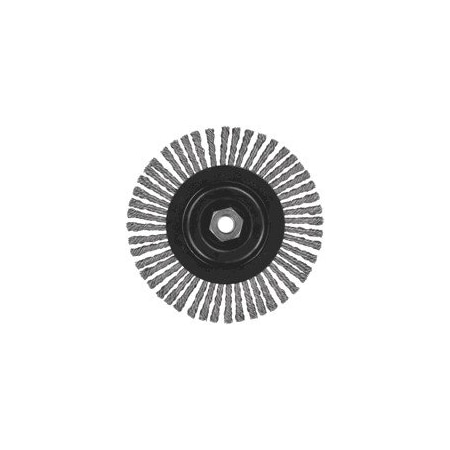 Dewalt Wire Wheel, 6-1/2in. x 5/8in.-11 XP .020 Stainless Stringer Wire Wheel DW49252